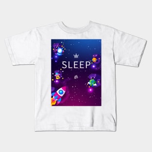 Galaxy rockets spaceX Kids T-Shirt